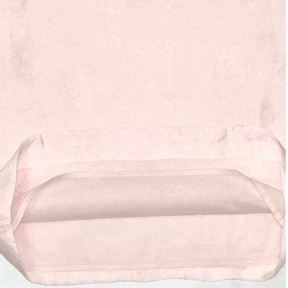 Rebecca Minkoff Pastel Pink Floral Jacquard Puff Sleeve Blouse XS Feminine Top - Picture 6 of 9